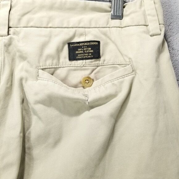 BANANA REPÚBLIC Pants Mens 33×30 Straight Fit Emerson - Picture 11 of 12